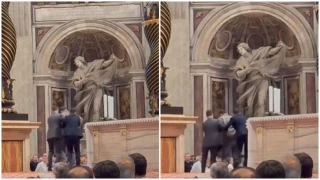 Βατικανό: Άνδρας ούρησε στη Βασιλική του Αγίου Πέτρου (vid)