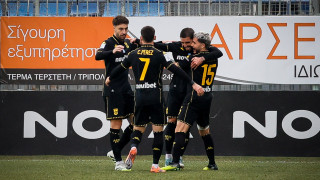 Αστέρας Τρίπολης-Άρης: Το αυτογκόλ που έβαλε τους «κιτρινόμαυρους» μπροστά στο σκορ