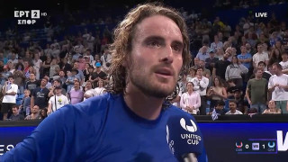 Εκνευρισμός για Τσιτσιπά παρά τη νίκη στο United Cup-Αιχμές προς τη... ρακέτα και τον πατέρα του