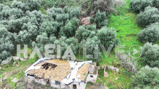 Κατάκολο: Πελώριος βράχος κοντεύει να συνθλίψει σπίτια