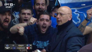 Δίπλα στην ομάδα μπάσκετ ο Μονεμβασιώτης, έδωσε το έναυσμα στην κερκίδα!