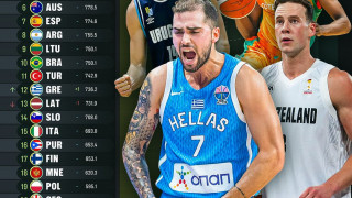 Εθνική Ελλάδας: Ανέβηκε στο παγκόσμιο ranking της FIBA