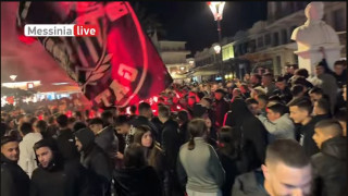 Πανζουρλισμός στην πόλη για την άνοδο της Καλαμάτας (vid)