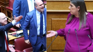 Χαμός στη Βουλή με Κωνσταντοπούλου-Λαζαρίδη-Μαρκόπουλο: «Με λέει γυμνοσάλιαγκα!»