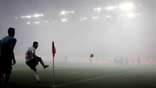 Προσωρινή    διακοπή στο ΑΕΛ-Βέροια λόγω καπνογόνων