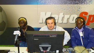 Ο Πάτρικ Ογκουνσότο στο περίπτερο του ομίλου Metromedia (pics)