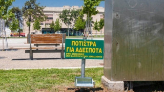 Ο δήμος Θεσσαλονίκης τοποθετεί ποτίστρες για τα αδέσποτα