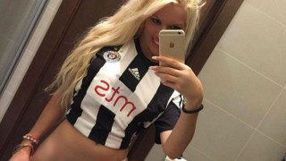 Καυτός χαιρετισμός στους φίλους του ΠΑΟΚ από την Σάντρα Παρτιζάν (pic)