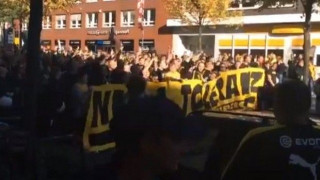 Πορεία των οπαδών    της Ντόρτμουντ κατά της Λειψίας