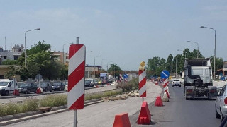 Εργασίες συντήρησης στην Εθνική Οδό Θεσσαλονίκης- Ν. Μηχανιώνας
