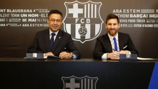 ΕΠΙΣΗΜΟ: Υπέγραψε ο Μέσι στην Μπαρτσελόνα ως το 2021