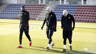 Επέστρεψε  στις προπονήσεις ο     Ντεμπελέ!  (pics)