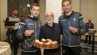 Παρουσία Ιβάν και Γιώργου Σαββίδη η κοπή της πίτας στον ΠΑΟΚ (pic)