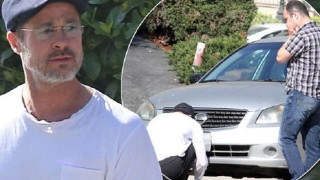 Τροχαίο για τον Μπραντ Πιτ - Προκάλεσε καραμπόλα (ΦΩΤΟ & ΒΙΝΤΕΟ)