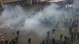 Συμπλοκές της Αστυνομίας με οπαδούς της Εβερτον