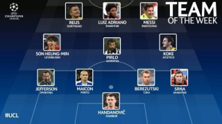 Η καλύτερη ενδεκάδα της 4ης αγωνιστικής του Τσάμπιονς Λιγκ