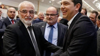 Συνάντηση Ιβάν Σαββίδη - Τσίπρα στο Μέγαρο Μαξίμου