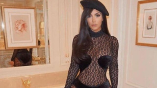 Η Kim Kardashian με ολόσωμο λεοπάρ και κρύβοντας μόνο τα απαραίτητα!